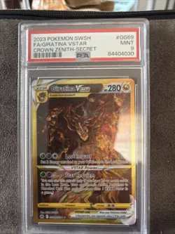 2195 Giratina VSTAR 2023 Pokemon Sword & Shield Crown Zenith #GG69 PSA 9 - Image 1