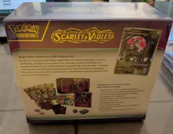 NEW Pokemon TCG: Scarlet and Violet Elite Trainer Box - Miraidon Purple - Image 3