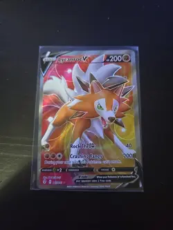 Lycanroc V 187/203 Ultra Rare Pokemon TCG Evolving Skies NM Full Art - Image 1
