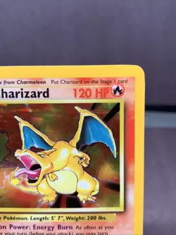 Pokemon TCG Charizard 4/102 Base Set 1999 Holo Rare WOTC VTG - Image 5