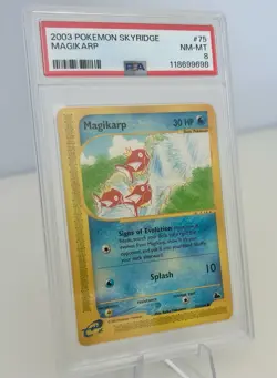 MAGIKARP POKEMON SKYRIDGE 2003 75 PSA 8 - Image 1