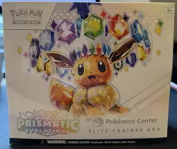 Pokemon TCG Prismatic Evolution Pokemon Center Elite Trainer Box ETB New Sealed - Image 1