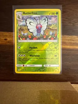 Butterfree 3/149 Rare SM Base Set Pokemon Reverse Holo Near Mint - Image 1