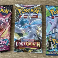 Pokemon Booster Pack Lot x4 Sealed Lost Origin Fusion Strike GO Paldea - Image 3