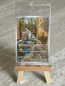 Pokemon TCG *SEALED* Mimikyu 075 Scarlet & Violet Black Star Promo (English) -NM - Image 1