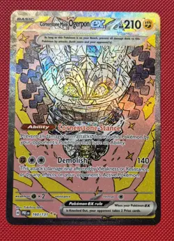 Cornerstone Mask Ogerpon EX 160/131 Prismatic Evolutions Sir Pokemon Card mint - Image 4