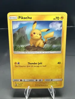 Pokemon Sun & Moon Black Star Promo SM183 Pikachu Holo - Image 2