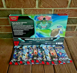 NEW-Pokemon Venusaur/Blastoise ex Premium Collection & Stellar Crown Boosters - Image 2