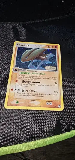 Pokemon Kabutops 7/92 Legend Maker Stamped Reverse Holo Rare 2006 🌀 SWIRL 🌀 - Image 2