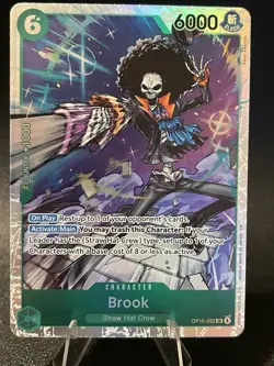 One Piece Adventure on Kami’s Island OP-15-EB04 - Brook Super Rare OP15-032 - Image 1