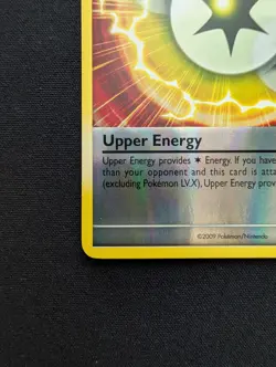 NM Pokemon Upper Energy Reverse Holo Card 102/111 Rising Rivals - Image 4