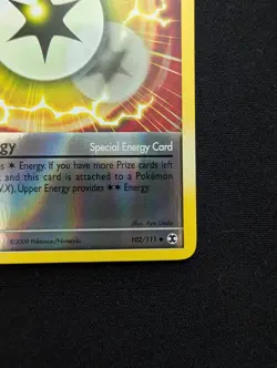 NM Pokemon Upper Energy Reverse Holo Card 102/111 Rising Rivals - Image 5