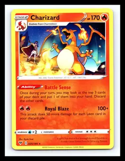 💥 Charizard 025/185 Non Holo Rare Vivid Voltage Pokemon Cards TCG - Image 1