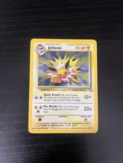 Jungle Holo Rare Unlimited Pokemon TCG Card Jolteon 4/64 - Image 1