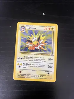 Jungle Holo Rare Unlimited Pokemon TCG Card Jolteon 4/64 - Image 2
