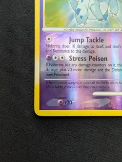 NM Pokemon Nidorina Reverse Holo Card 73/111 Rising Rivals - Image 4