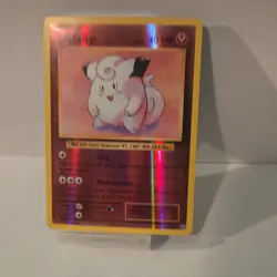 Pokemon Clefairy 63/108 Evolutions Reverse Holo 40 HP Basic Fairy Card - Image 1