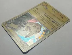 Pikachu HGSS03 HGSS Black Star Promo Pokemon Card Moderate Play - Image 4