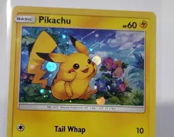Pikachu Holo SM86 Alternate Holo Sequin Ultra Rare Promo Pokemon Card - Image 2