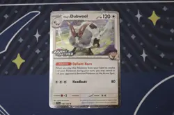 Pokemon TCG JTG Cosmos Holo Stamped Card Hop's Dubwool 136/159 - Image 1