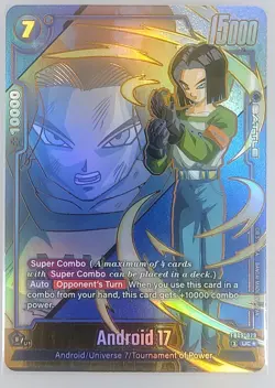 Dragon Ball Super Card Game Fusion World Dual Evolution Android 17 FB09-029 - Image 1