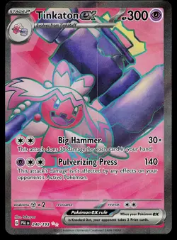 Pokemon Card - Tinkaton ex Paldea Evolved 240/193 Ultra Rare - Image 1