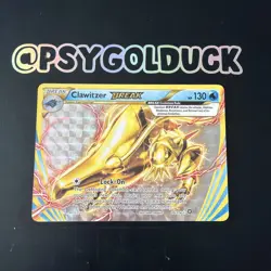 Pokemon Clawitzer Card Break 35/114, XY Steam Siege, Holo NM Condition B9 - Image 1