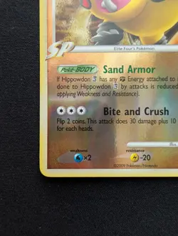 NM Pokemon Hippowdon Reverse Holo Card 42/111 Rising Rivals - Image 4