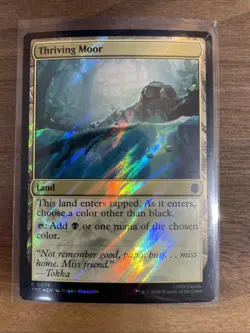 MTG Magic The Gathering TMNT SURGE FOIL Thriving Moor - Image 1