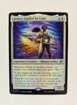 Haliya, Guided by Light MTG Edge of Eternities R 0019 NM FOIL - Image 1