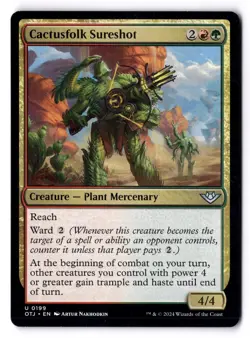 Cactusfolk Sureshot LP* Outlaws In Thunder Junction ENGLISH 0199 mtg -UnltdCards - Image 1