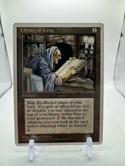 Library of Leng #351 VLP Fourth Edition 4ED Magic MTG - Image 1