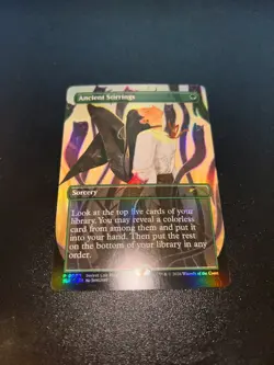 FULL ART FOIL PROMO Ancient Stirrings NM RCQ Magic Secret Lair SLP - Image 1