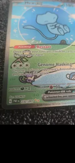 Pokemon TCG Mew EX 232/091 Sv: Paldean Fates Bubble Mew - Image 4