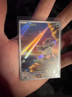 Pokemon TCG Vullaby Card White Flare Holo, Sv: White Flare - Image 3