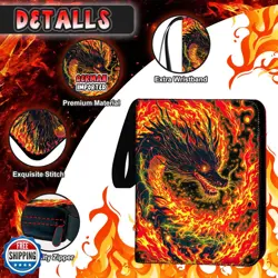 440 Card Binder 4 Pocket Trading Card Binder with 55 Page 3-Ring Removable Sl - Image 5