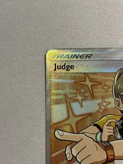 Pokemon TCG Judge Full Art 209/214 Sun & Moon Lost Thunder LP Condition - Image 3