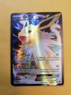 Jolteon EX 28a/83 Pokemon Generations Ultra Rare Full Art Near Mint (NM) 2016 - Image 1