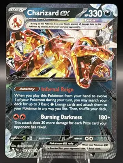 Pokemon TCG - Charizard ex - 054/091: SV: Paldean Fates - Double Rare - Image 1
