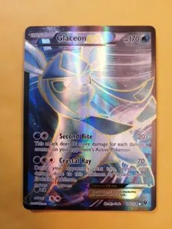 Glaceon EX 116/124 Rare Ultra Fates Collide Pokemon LP - Image 1