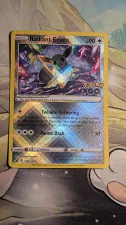 Radiant Eevee SWSH230 Sword & Shield Promo Pokemon Holo - Image 1