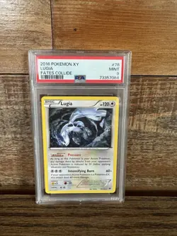 2016 Pokemon XY Fates Collide Lugia #78 PSA 9 - Image 1
