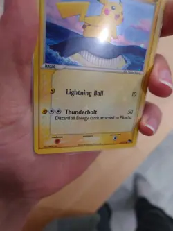 Pokemon Pikachu 012/017 POP Series 5 Holo Bleed - Corrected Back, Holo Swirl LP - Image 2