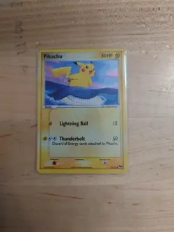 Pokemon Pikachu 012/017 POP Series 5 Holo Bleed - Corrected Back, Holo Swirl LP - Image 3