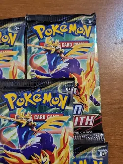 Pokemon Crown Zenith Booster Lot Of 5 Factory Sealed Packs - Image 3