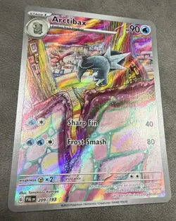 Pokemon TCG Arctibax Illustration Paldea Evolved 209/193 NM - Image 3