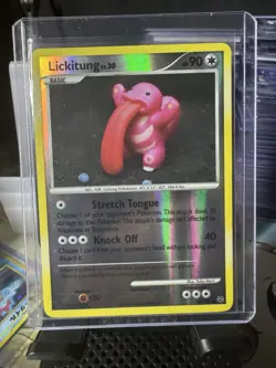 Pokemon Reverse Holo Rare Lickitung Lv.30 • Platinum • 80/127 - Image 1