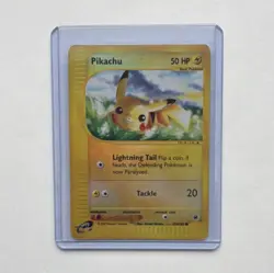 Pokemon Pikachu 124/165 Expedition Base Set Reverse Holo Common 50 HP English - Image 1