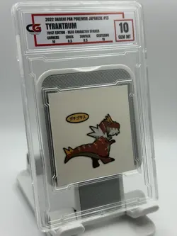 CG GRADED 2022 DAIICHI PAN POKEMON JAPANESE #13 TYRANTRUM 191ST EDITION - Image 1