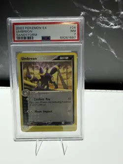 2003 POKEMON EX UMBREON SANDSTORM -PSA 7 - Image 1